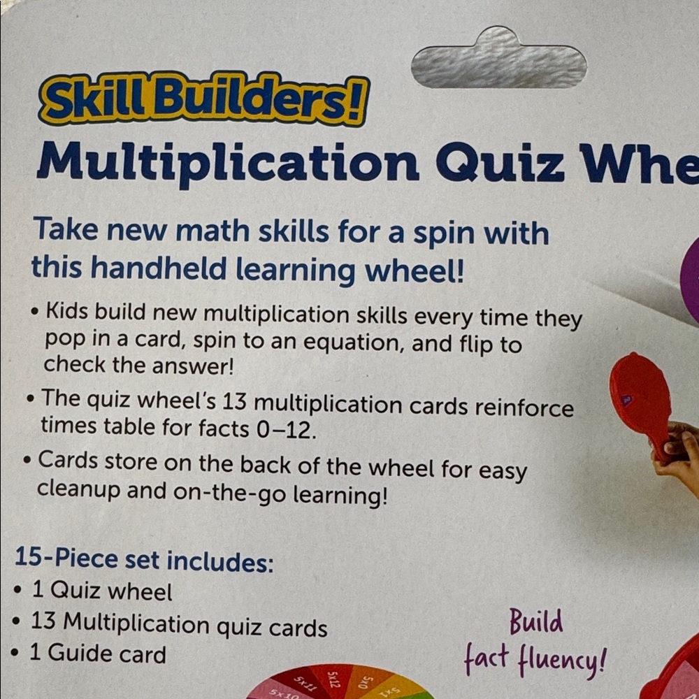 Learning Resource Skill Builders Multiplication Quiz Wheel - Picture 5 of 5